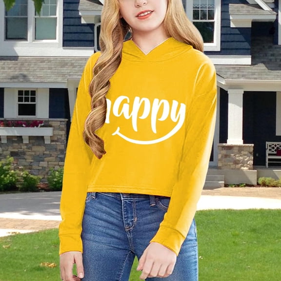 Girls Clothes Fall Winter Hoodies Pullover Tops Sweaters & Hoodies Lounge Cool Casual Pullover Hooded for Boys Girls Long Sleeve Graphic Top Sweatshirts for Girls Trendy
