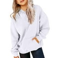 thumbnail image 1 of Girls Clothes Solid Color Comfort Colors Sweatshirt Hooded Sweatshirt Cute Oversized Pocket Sweatshirt Tops Sweet Sweatshirts for Girls Trendy, 1 of 7