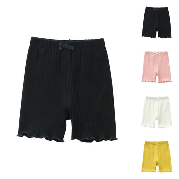 Girls Clothes Girl Pants Girls Summer Casual Shorts Thin Elastic Waist Baby Toddler Outfit Comfortable Breathable Soft