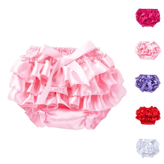Girls Clothes Girl Sets Toddler Baby Girl Bowknot Ruffle Bloomer Nappy Underwear Panty Diaper