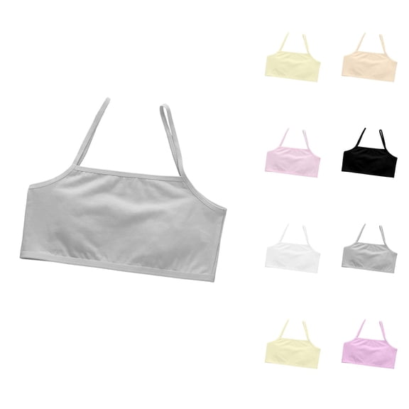 Girls Clothes Girls Activewear Bra Seamless Crop Top Camisole Style for Sports Training