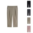 thumbnail image 1 of Girls Clothes Girls Dress Pants Classic School Performance Trousers Formal Long Pants for Children Stretch Fabric Straight Leg Slacks for Recital, 1 of 4