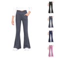 thumbnail image 1 of Girls Clothes Girls Flared Yoga Pants High Waisted Bootcut Leggings for Teens Dance Workout Trousers Stretchy Athletic Wide Leg Bottoms, 1 of 6