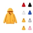 thumbnail image 1 of Girls Clothes Girls' Outerwear Jackets & Coats Girls Hooded Jacket Casual Pullover Sweatshirt Outerwear Cozy Winter Kids Coat Soft Warm Hoodie For Toddler, 1 of 9