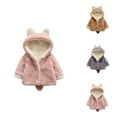 thumbnail image 1 of Girls Clothes Girls' Outerwear Jackets & Coats Toddler Baby Boys Girls Windproof Winter Coat Thicken Warm Hoodie Outwear, 1 of 5