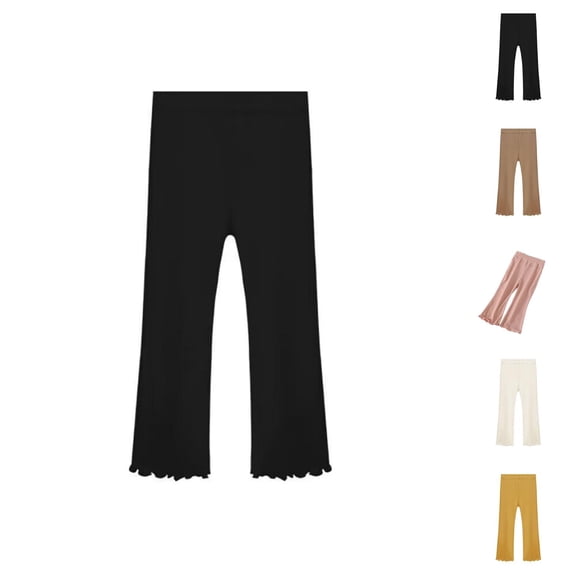 Girls Clothes Girls Pants Summer Casual Thin Ice Silk Style Versatile Western Pants for Little Girls