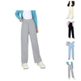 thumbnail image 1 of Girls Clothes Girls Straight Leg Joggers Kids Casual Athletic Pants Wide Leg Fit Elastic Waist Sweatpants for Daily Wear Toddlers to, 1 of 4