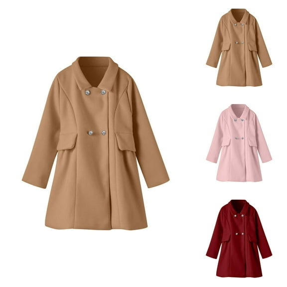 Girls Clothes Jacket for Girls Toddler Girls Winter Windproof Coat Jacket Kids Warm Outerwear Jacket