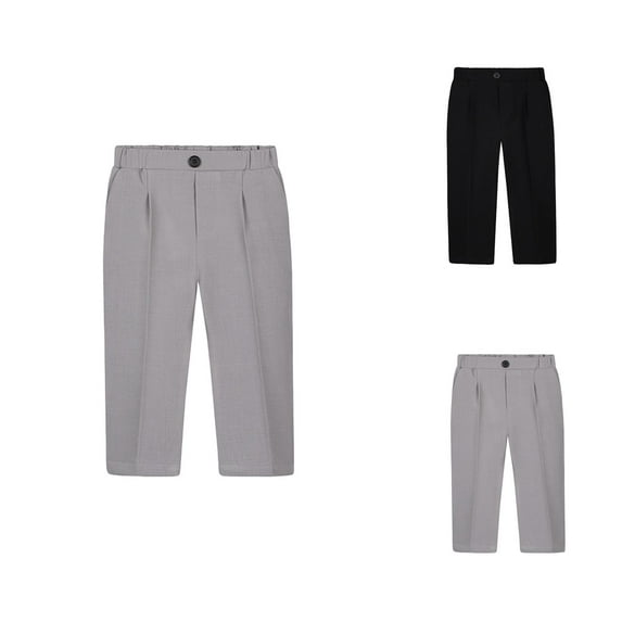 Girls Clothes Kids Formal Dress Pants Girls Classic Uniform Trousers Professional Performance Wear Regular Fit Long Slacks for Special Events