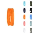 thumbnail image 1 of Girls Clothes Kids Pants Long Bloomers Solid Elastic Waist Harem Style Basic Joggers Trousers for Summer, 1 of 3