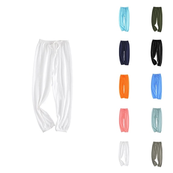 Girls Clothes Kids Pants Long Bloomers Solid Elastic Waist Harem Style Basic Joggers Trousers for Summer