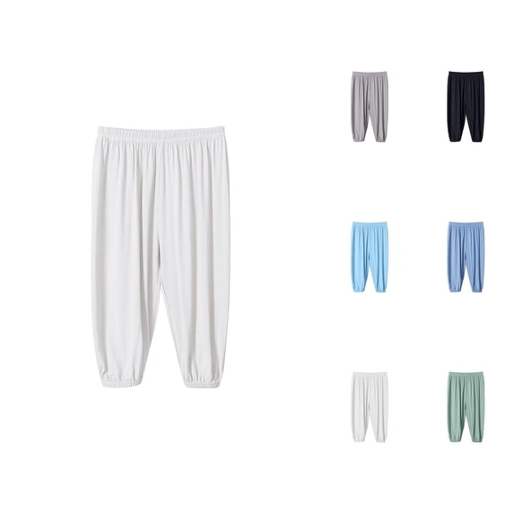 Girls Clothes Kids Pants Loose Solid Color Jogging Slacks Casual Pull On Trousers for Boys Girls Age 3-12 Years