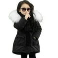 thumbnail image 1 of Girls' Clothing Children Hooded Down Coat Girls Quilted Puffer Jacket Boys Winter Jackets Save Big, 1 of 8