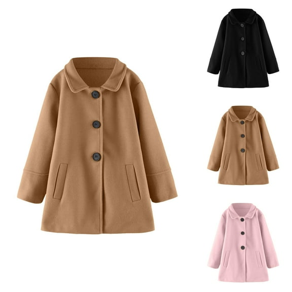 Girls Clothing Girls Coat Toddler Girls Long Sleeve Winter Windproof Coat Jacket Kids Warm Outerwear Jacket