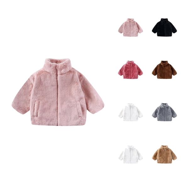 Girls Clothing Girls Jacket Girls Winter Coat Kids Jacket Warm Double Outerwear Soft Cozy Toddler Jacket For Daily Wear And Party Outfit