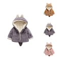 thumbnail image 1 of Girls Clothing Girls Jacket Toddler Baby Boys Girls Windproof Winter Coat Thicken Warm Hoodie Outwear, 1 of 5