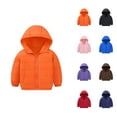 thumbnail image 1 of Girls Clothing Jackets for Girls Toddler Boys Girls Winter Coat Hooded Jacket Wear Thicken Windproof Zipper Warm Outwear, 1 of 4