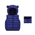 thumbnail image 1 of Girls Coat&jacket Baby Boys Girls Hooded Vest Winter Lightweight Sleeveless Bear Ears Zipper Up Jacket, 1 of 3