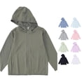 thumbnail image 1 of Girls Coat&jacket Title Lightweight Sun Protective Hoodie Jacket for Kids with UPF 50+ Long Sleeve Outdoor Adventure Apparel for Boys and Girls, 1 of 6