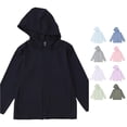 thumbnail image 1 of Girls Coat&jacket Title Lightweight Sun Protective Hoodie Jacket for Kids with UPF 50+ Long Sleeve Outdoor Adventure Apparel for Boys and Girls, 1 of 6