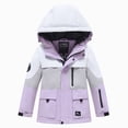thumbnail image 1 of Girls Coats Long Sleeve Size 140 6-7 Years Toddler Boy Girl Outdoor Jacket Hooded Windbreaker Jacket Warm Windproof Mountaineering Camping Cloth,, 1 of 1