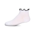 thumbnail image 1 of MeMoi  Colored Ruffle Anklet Socks - Girls - Female, 2, Winter White-Pink, 1 of 5