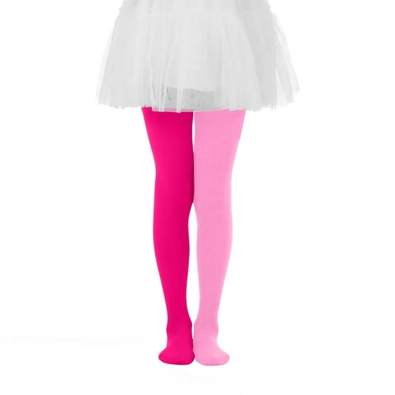 Girls' Colorful Tights Cotton Stretch Seamless Leggings Comfortable Kids' Festive Party Leggings 2-8Y