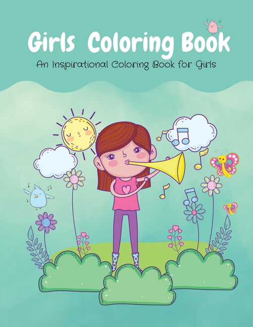 Girls Coloring Book : 8 Year Old Girl Coloring Book Gift - Age 8