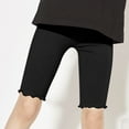 thumbnail image 1 of Girls Comfortable Bike Shorts Soft Comfortable Leggings Kids Yoga Dance High Waist Athletic Bermuda Shorts Black 110, 1 of 6