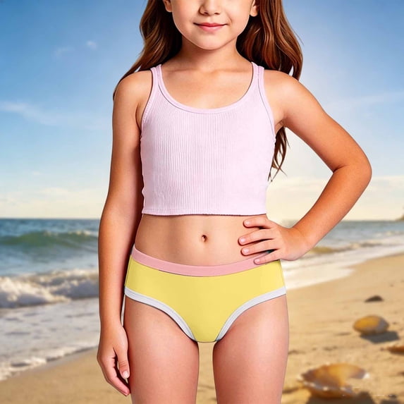 Girls Comfortable Everyday Underwear for Girls – Soft Briefs with Breathable Design for Daily Wear and Outdoor