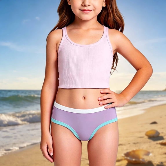 Girls Comfortable Everyday Underwear for Girls – Soft Briefs with Breathable Design for Daily Wear and Outdoor