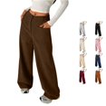 thumbnail image 1 of Girls' Comfortable Flare Leg Pants for Kids Soft Elastic Waist Girls Pants Easy Care Everyday Wear Warm up Pants Youth 2t Pants Girls plus Size Girls Clothes Girl Pants Girls Size 16 Girls Tan, 1 of 7