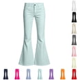 thumbnail image 1 of Girls' Comfortable Flare Leg Pants for Kids Soft Elastic Waist Girls Pants Easy Care Everyday Wear Warm up Pants Youth 2t Pants Girls plus Size Girls Clothes Girl Pants Girls Size 16 Girls Tan, 1 of 6