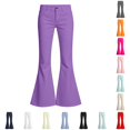 thumbnail image 1 of Girls' Comfortable Leg Pants for Kids - Everyday Easy Care Wear with Elastic Waist and Versatile Styling, 1 of 6