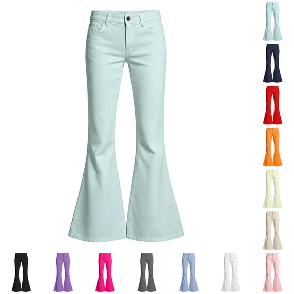 Girls' Comfortable Leg Pants for Kids - Everyday Wear with Soft Elastic Waist Easy Care and Versatile Daily Comfort for Girls Size 9-10 Years
