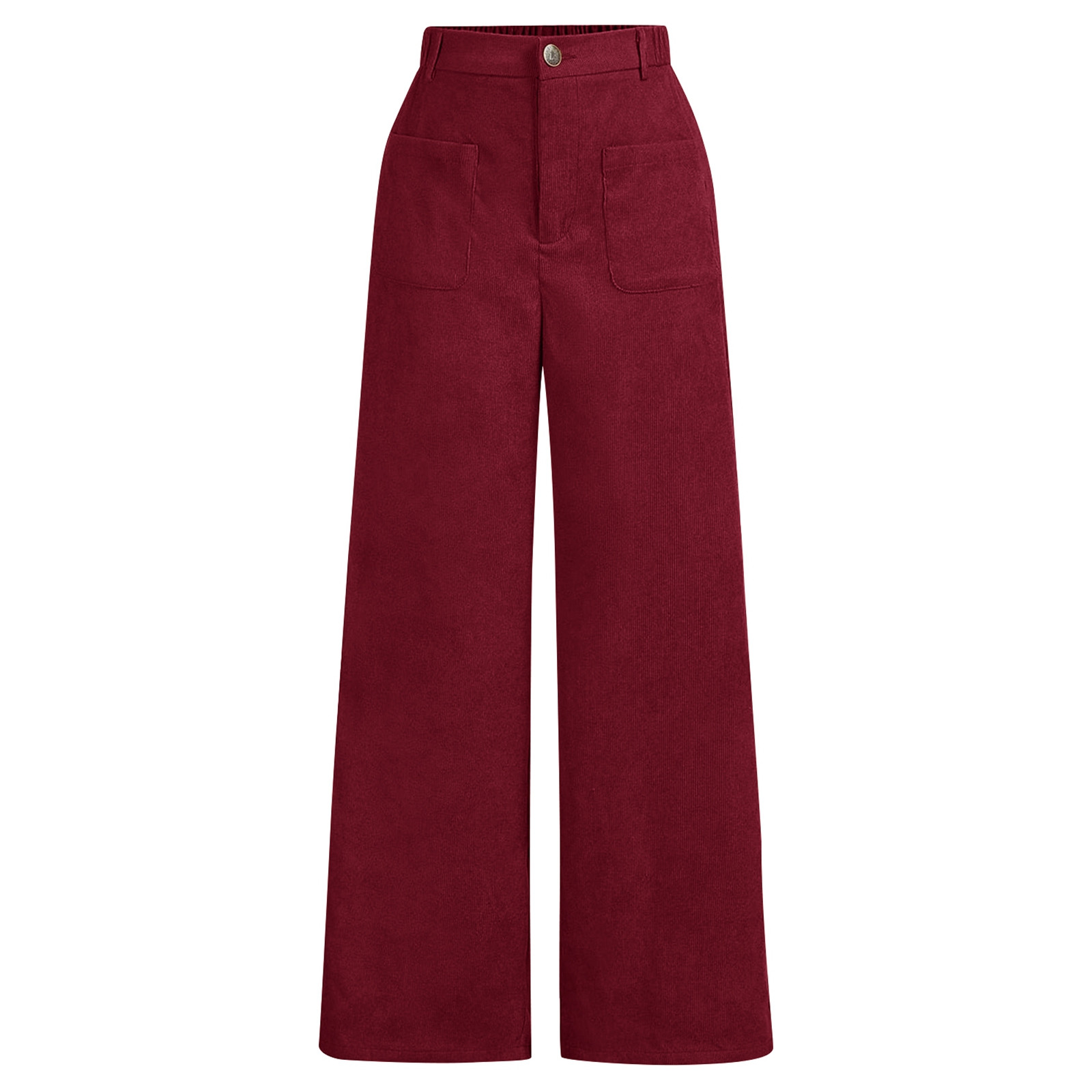 Girls Corduroy Pants Wide Leg Design with Pockets Vintage Baggy Pants High Waist Casual Pants for Girls Uniform Pants Kids Clothes for Girls 7-8 Years