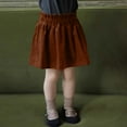 thumbnail image 1 of Girls' Corduroy Pleated Skirt Girls' Skirt Lantern Skirt 3-15Y, 1 of 3