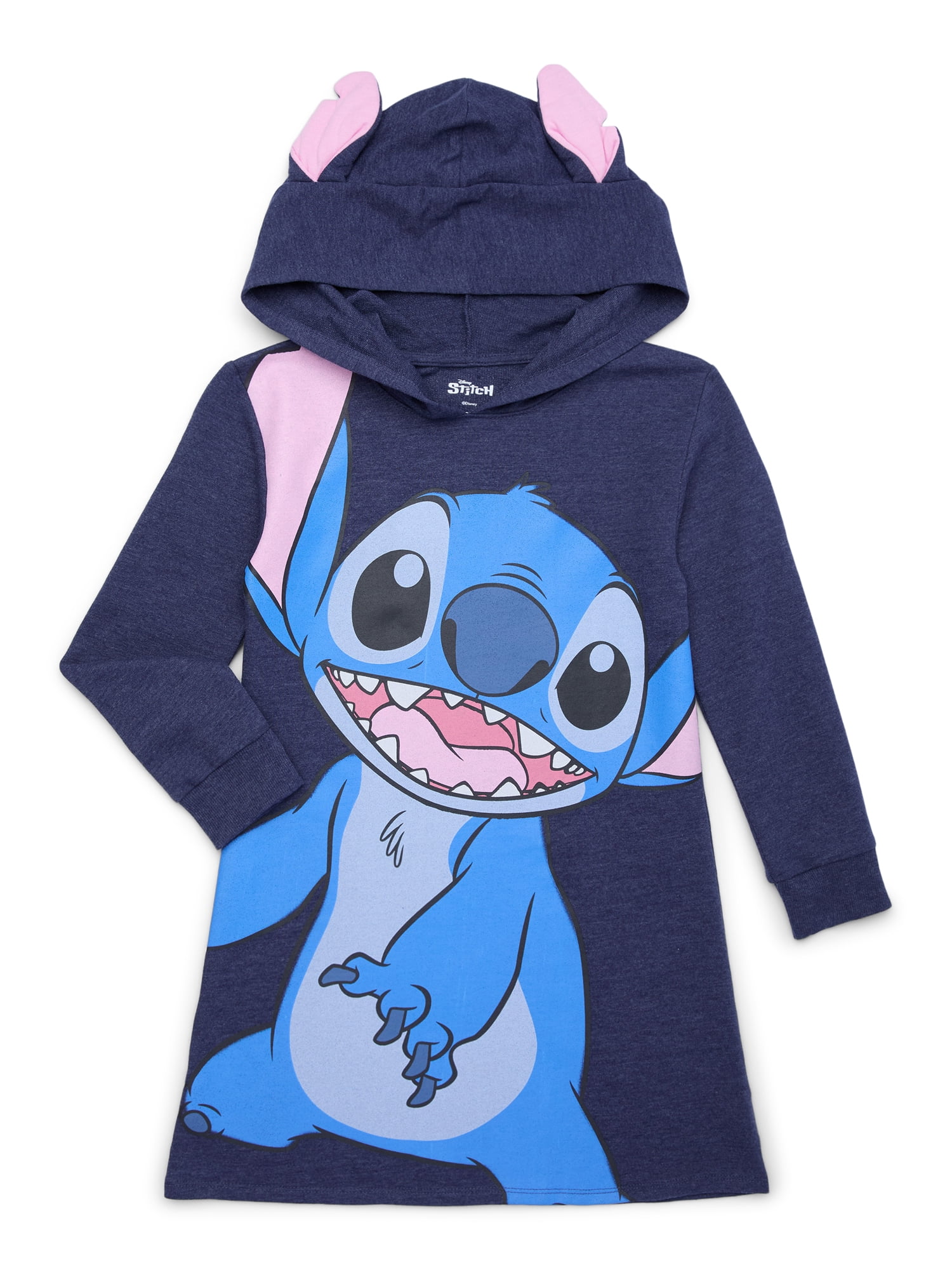 Stitch Girls Hooded Long Sleeve Cosplay Dress, Sizes 4-12