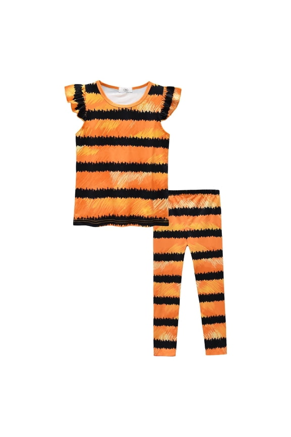 Girls Cosplay Outfit Animal Cat Halloween Costume, Little Girls 4-9