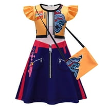 Girls Stage Dance Cosplay Costume Skirt Dress Bag Outfits Halloween Suit