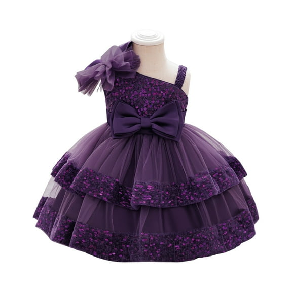 Girls Costume Princess Dress Up Lace Off Shoulder Evening Elegant Dress