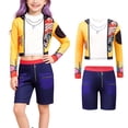 thumbnail image 1 of Girls Costumes Cosplays Clothes Halloween Christmas Performance Cosplays Costumes Suit Shirts Shorts Coat Sticker Suit 4 piece sets, 1 of 8