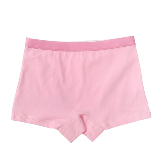 Girls Cotton Boxers Briefs Soft Hipster Panties Boyshorts Breathable Underwear Panties for 6-13 Years