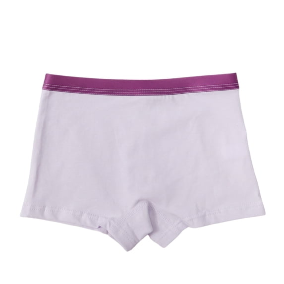 Girls Cotton Boxers Briefs Soft Hipster Panties Boyshorts Breathable Underwear Panties for 6-13 Years