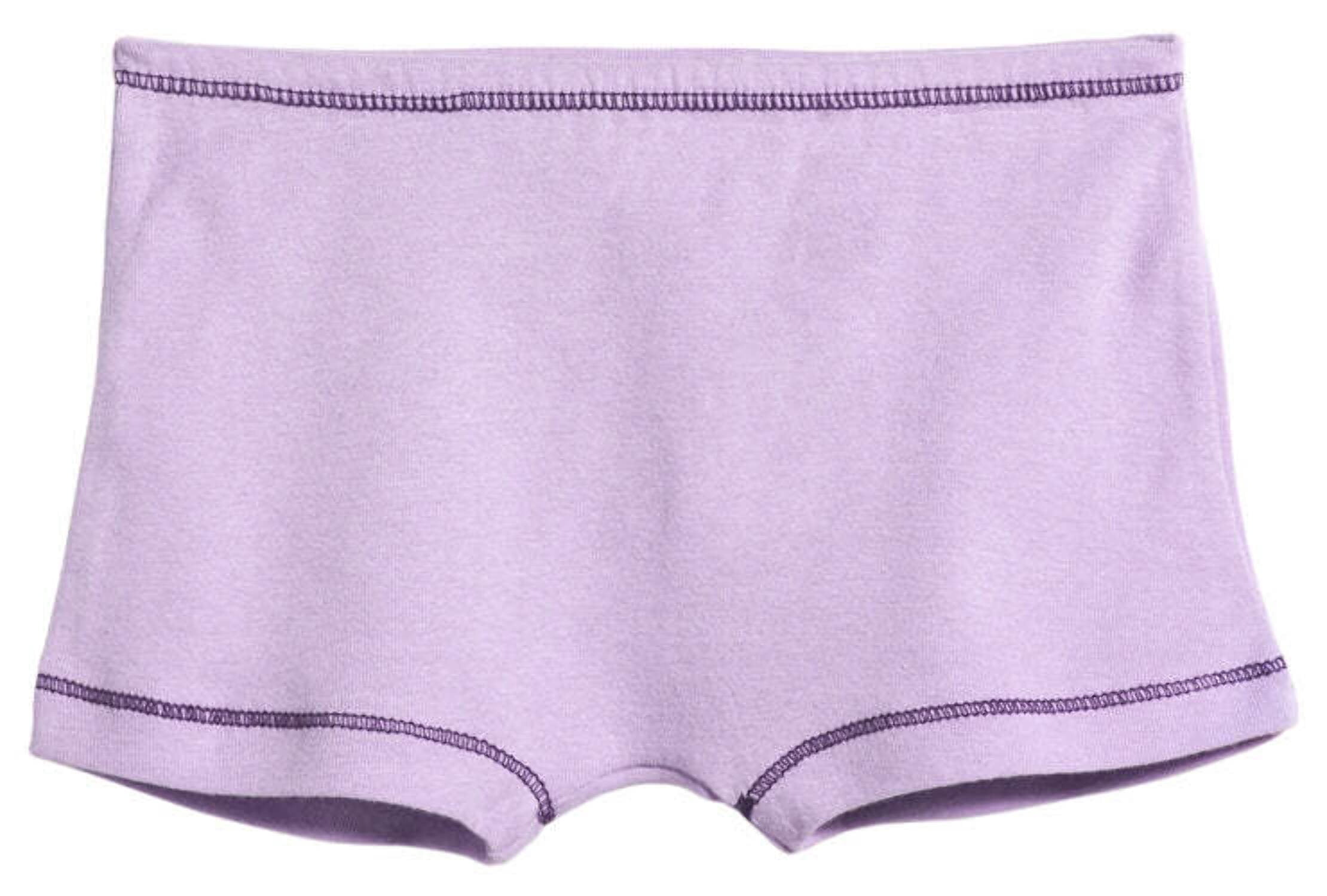 Girls Cotton Boy Shorts Underwear | Orange