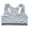 thumbnail image 1 of Girls' Cotton Crop Training Bra, Breathable Little Kids Sport Bralette, 1 of 4