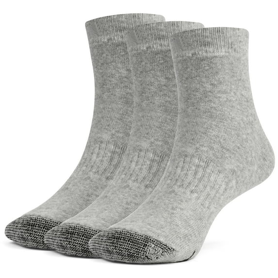 Girls' Cotton Extra Soft Ankle Cushion Socks - 3 Pairs