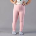 thumbnail image 1 of Girls Cotton Leggings Pants Full Length Basic Leggings Stretchy Legging Footless Tight Pants, 1 of 9