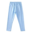thumbnail image 1 of Girls Cotton Leggings Pants Full Length Basic Leggings Stretchy Legging Footless Tight Pants, 1 of 8