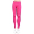 thumbnail image 1 of Girls Cotton Leggings Pants Full Length Basic Leggings Stretchy Legging Footless Tight Pants, 1 of 9